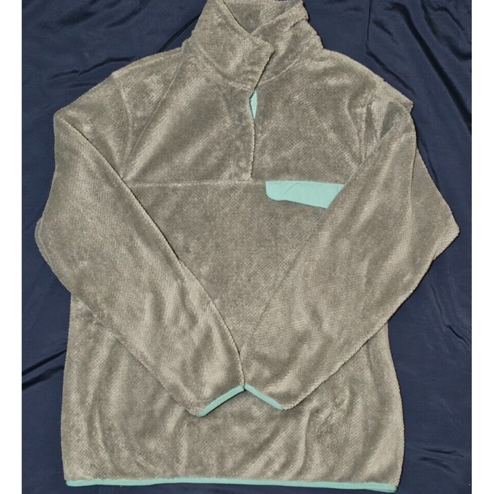 Jachs NY Womens Cabin Sherpa Fleece Mock Neck‎ Pullover Sweater Medium